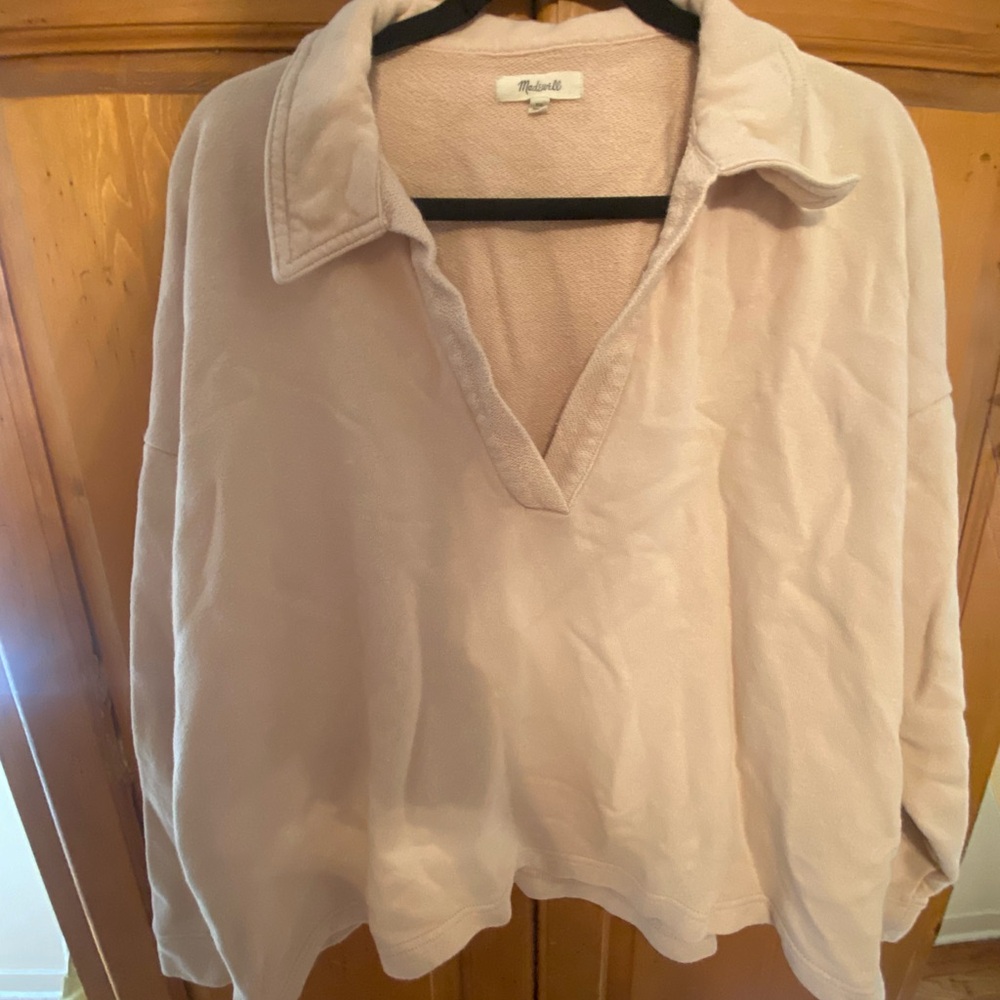 Madewell Women's Beige Button Down Shirt